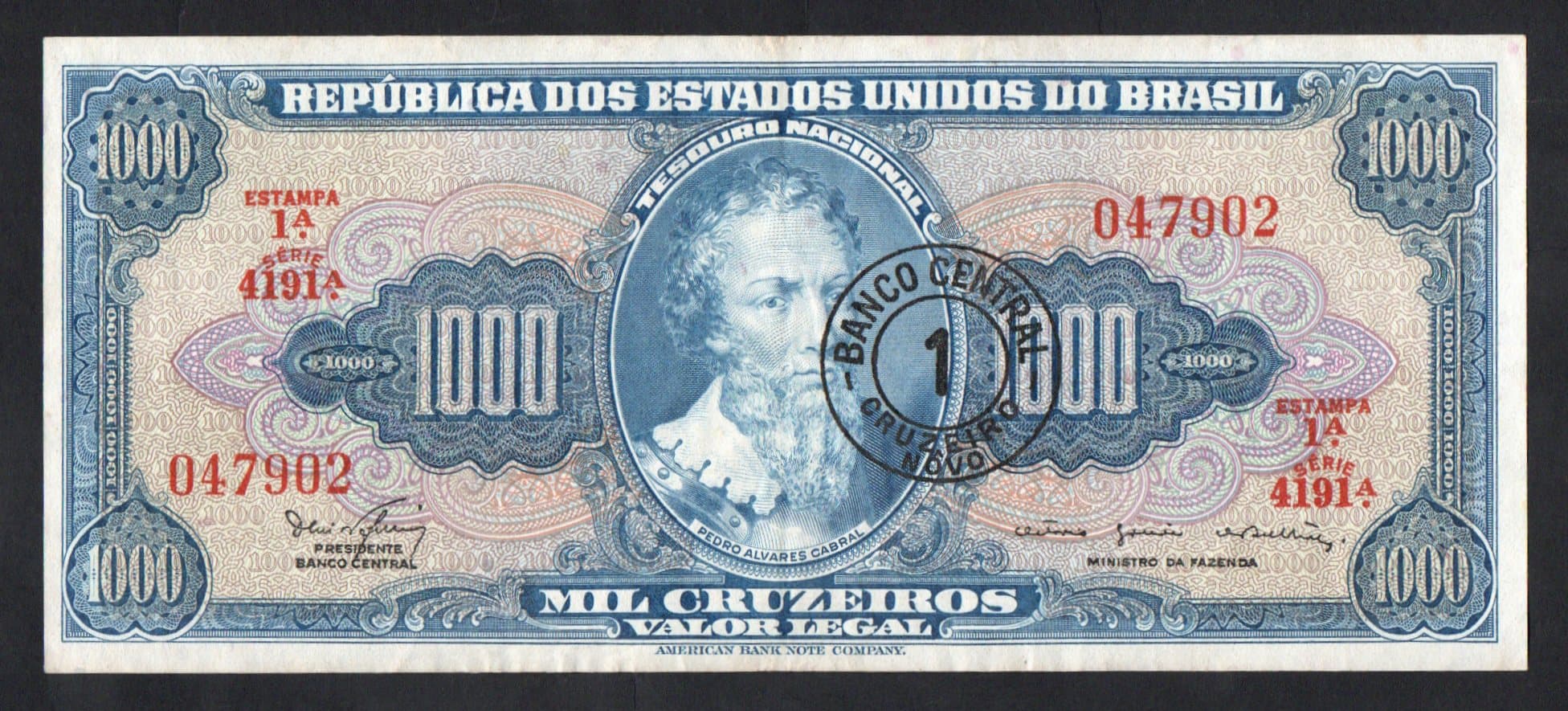 C121 - 1 CRUZEIRO NOVO - 1967