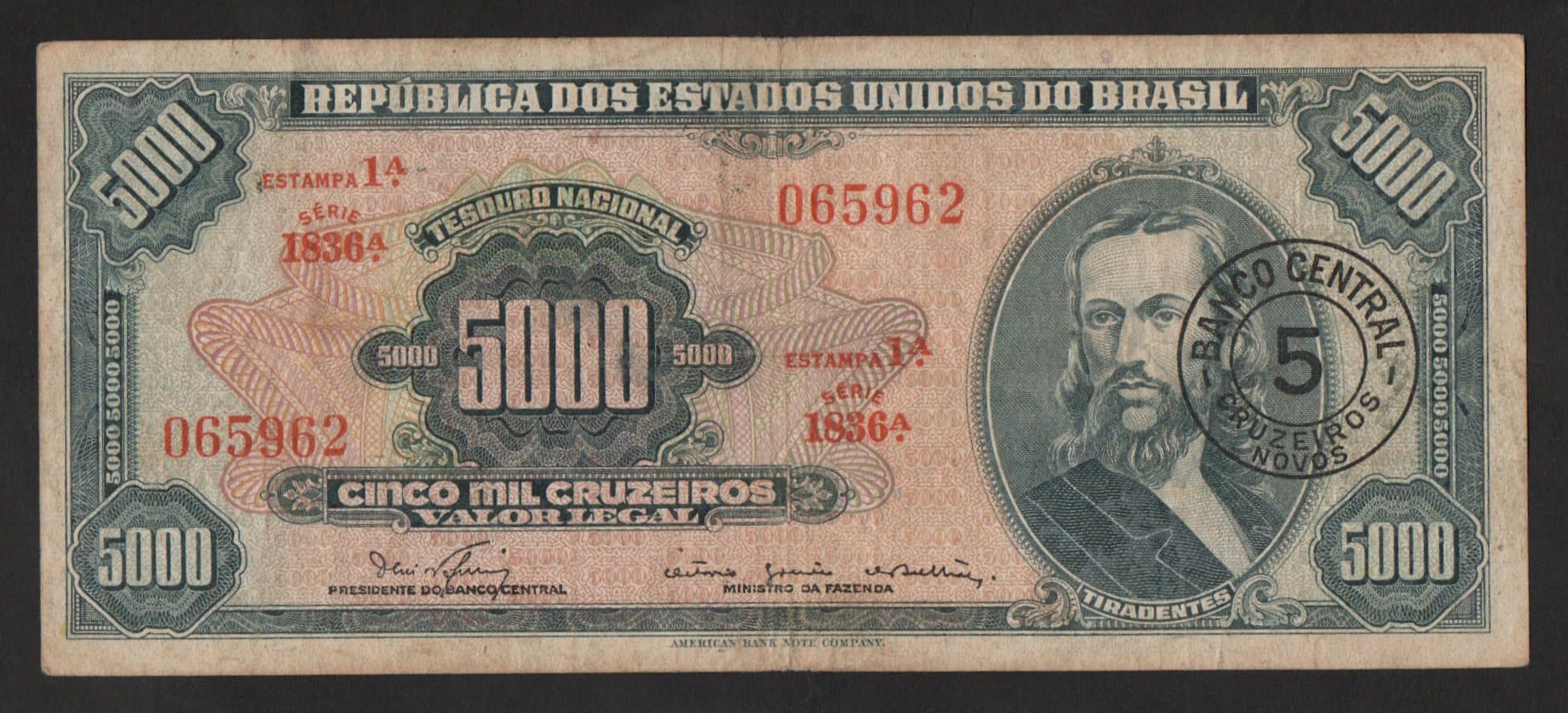 C123 - 5 CRUZEIROS NOVOS - 1967