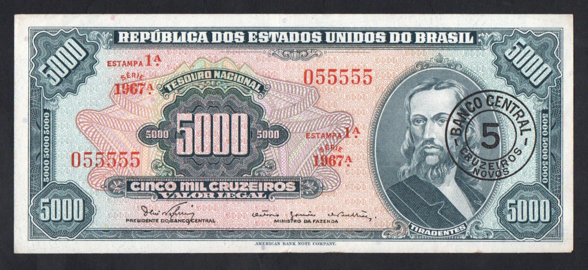 C123 - 5 CRUZEIROS NOVOS - 1967